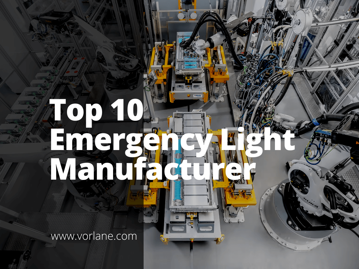 emergency light manufacturer 1 - Top 10 Emergency Light Manufacturers [2026 Updated]- Vorlane - Vorlane