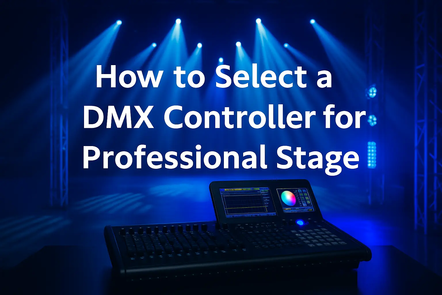 DMX controller selection guide on pro stage setup - How to Select a DMX Controller for Professional Stage - Vorlane