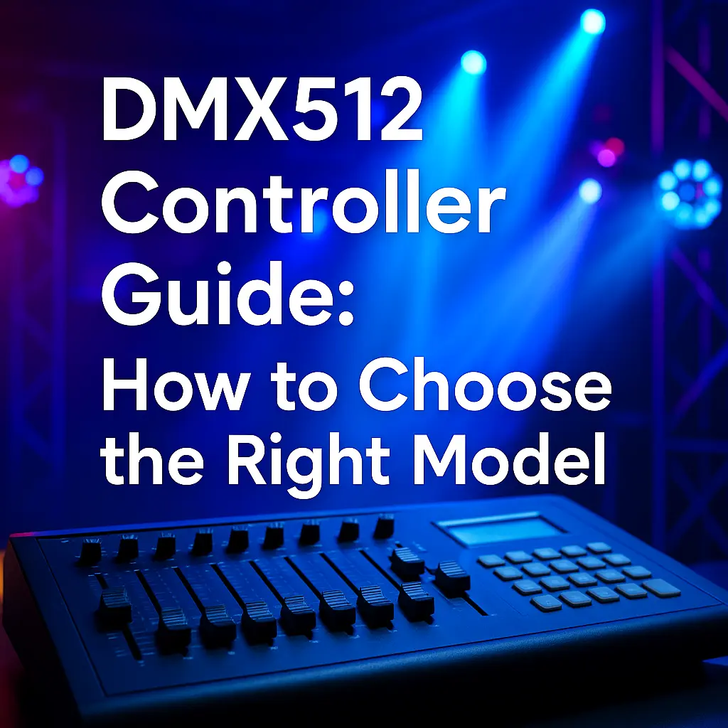 DMX512 controller guide cover with stage lighting - DMX512 Controller Guide: How to Choose the Right Model - Vorlane
