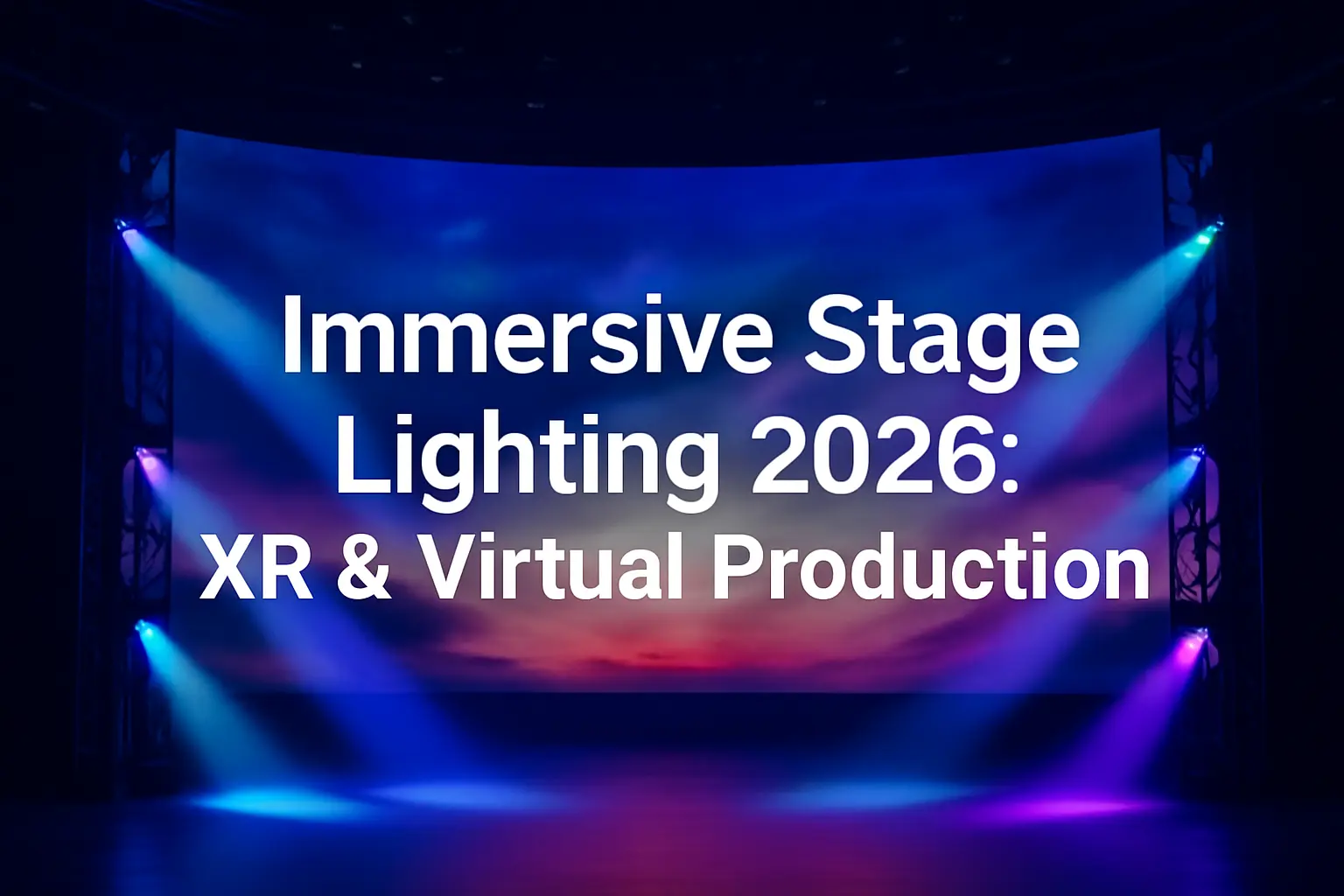 Immersive stage lighting with XR and virtual production - Immersive Stage Lighting 2026: XR & Virtual Production - Vorlane