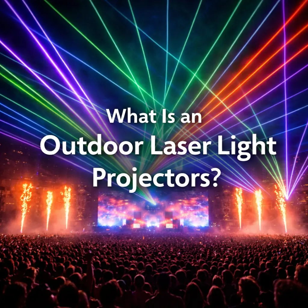 Outdoor laser light projector guide cover with centered title - What Is an Outdoor Laser Light Projectors? - Vorlane - Vorlane