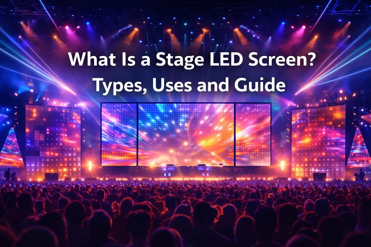 stage LED screen display for concerts and events explained - What Is a Stage LED Screen? Types, Uses and Guide - Vorlane - Vorlane